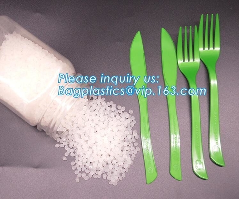 Cubiertos abonablees, cubiertos plásticos del PLA de los cubiertos disponibles biodegradables disponibles biodegradables de los cubiertos del PLA, kitchenwar