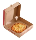 La flauta de la categoría alimenticia acanaló la caja impresa de encargo de la pizza del cartón de la cartulina del diseño de la pizza de Caja Para del tamaño