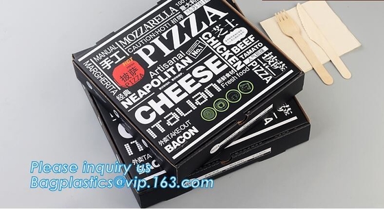 Los cartones al por mayor de la pizza ajustan las cajas acanaladas de la pizza, cajas de la pizza de Italia de la calidad, caja de empaquetado de la pizza, DES de encargo de la caja de la pizza