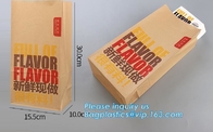 La caja de embalaje de Kraft de la comida rápida plegable del papel para la hamburguesa, impresión de encargo del logotipo del tamaño del precio de fábrica se lleva el regalo de la ventana de Kraft