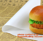 Papel impermeable a la grasa blanco, papel impermeable a la grasa 28GSM para el embalaje de la hamburguesa, deformación y 400 x 660 milímetros documentos impermeables a la grasa/400 del almuerzo