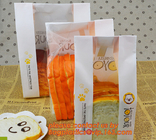 Bolsas de papel de encargo de la comida del pan con su propio logotipo, bolso de papel respetuoso del medio ambiente del embalaje del pan de Kraft del proveedor de la fábrica