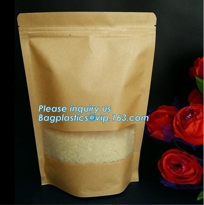 Bolsos de la invitación de la boda del vintage de las PC del bolso 1000 del regalo del caramelo del pan fresco de la bolsa de papel de Kraft pequeños, papel impreso aduana de Eco-frirendly
