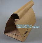 Bolso de papel por encargo del Baguette del pan francés de Kraft de la promoción al por mayor para la panadería que empaqueta, bolsas de papel por encargo de Brown