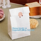 Bolsas de papel lindas modificadas para requisitos particulares baratas del arte de la bolsa de papel de Kraft del café del pan para el regalo, bolso del pan de la Navidad de la categoría alimenticia, venta caliente pap