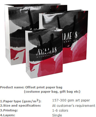 el bolso que hace compras de papel al por menor de lujo impreso de encargo, de encargo durable impreso recicla la torsión maneja el papel blanco del arte de Kraft