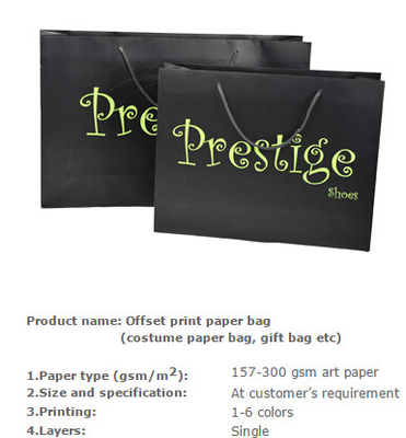 El bolso de compras de papel del diseño agradable, recicla/bolsa de papel que hace compras de lujo ambiental, papel de Kraft del regalo de la materia prima