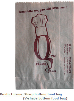 hecho en el barniz brillante a todo color de China que imprimía la bolsa de papel de los alimentos de preparación rápida, la categoría alimenticia de alta calidad modificó el kraf blanco del tamaño para requisitos particulares