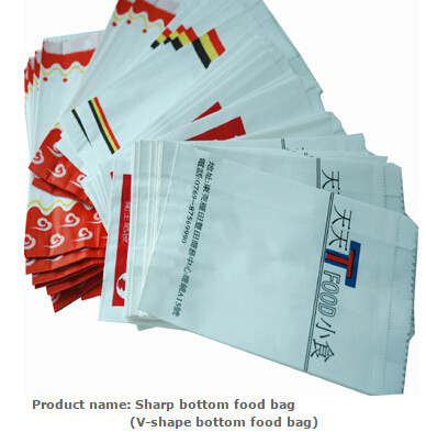 BOLSAS DE PAPEL RECICLABLES del EMBALAJE del BOCADO de la CATEGORÍA ALIMENTICIA, bolsa de papel de la comida de Kraft de la categoría alimenticia, aduana barata del proveedor de China llevarse