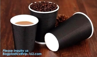 la taza de papel del PLA 12oz del proveedor de China, taza doble del papel de empapelar imprimió la taza de papel disponible para el café, BAGPLASTICS, BAGEA