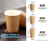 Pequeña venta al por mayor de encargo de la taza de papel de Logo Printing Disposable Single Wall que prueba, tazas impresas de encargo de papel del café 12Oz con