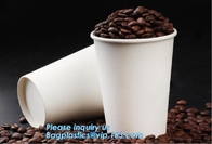 Taza amistosa disponible de papel del café de 8 onzas Eco, taza adaptable disponible PACKAG del jugo del agua de la leche del café de la taza de papel de Kraft