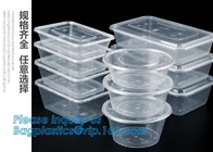 Comida plástica libre Bento Plastic Lunch Boxes de la microonda BPA de las tazas de la salsa de la prueba 1oz del escape del compartimiento de los envases 3 de la preparación de la comida
