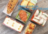 Fiambrera al por mayor plástica para llevar, caja de la ensalada de la caja de Susi del envase de plástico del ANIMAL DOMÉSTICO, sus de servicio del envase de comida de las bandejas de la comida del sushi