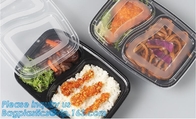 Las bandejas plásticas de Tray Set Full Printed Sushi del sushi de la categoría alimenticia con las tapas modifican la comida para requisitos particulares plástica que embala disponible, disponible