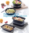 Las bandejas plásticas de Tray Set Full Printed Sushi del sushi de la categoría alimenticia con las tapas modifican la comida para requisitos particulares plástica que embala disponible, disponible