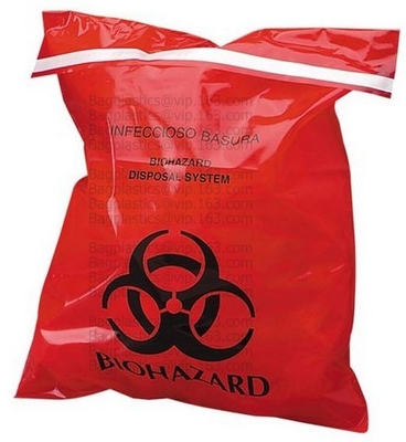 Bolsos de la autoclave, bolsas, bolsos de la basura del Biohazard, basura del Biohazard, bolso de la eliminación de residuos