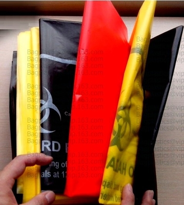 Bolsos de la basura de la quimioterapia, bolsos inútiles citotóxicos, bolsos citoestáticos, bolsos de la basura del Biohazard