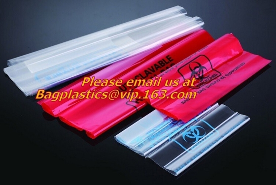 Bolso inútil de la autoclave, bolsos del espécimen, bolsos aptos para el autoclave, sacos, bolsos inútiles citotóxicos, Biobag, apto para el autoclave, Biohazard