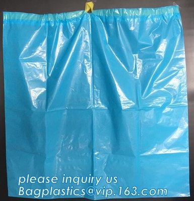 Bolsos médicos disponibles de la autoclave de los bolsos del cubo de la basura del biohazard del LDPE, bolso plano adhesivo plástico del bolso del espécimen del biohazard, bagea