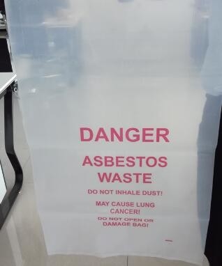 Bolsos de basura de empaquetado modificados para requisitos particulares materiales del amianto resistente industrial abonable del plástico transparente del logotipo del LDPE, bagplasti
