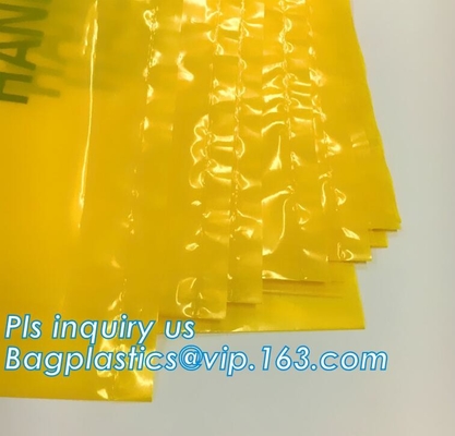 Bolsos disponibles biodegradables de la eliminación de residuos del Biohazard, BOLSOS BIOLÓGICOS del PELIGRO, Bio-peligro/residuos infecciosos