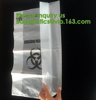página colonial Naviga de los bolsos del biohazard de la codificación policromática de los bolsos del biohazard de los bolsos del biohazard del verde de la definición de los bolsos de la basura del biohazard