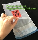 Los desechos peligrosos biomédicos, ″ 9 del ″ X del bolso 6 del espécimen del Bio-peligro imprimieron el centro comercial médico inglés, gestión de desechos biológica y