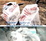 Bolsos inútiles del amianto de la disposición, las bolsas de plástico para las fibras de amianto, basura del amianto que empaqueta el bolso de basura plástico BAGEASE PAC