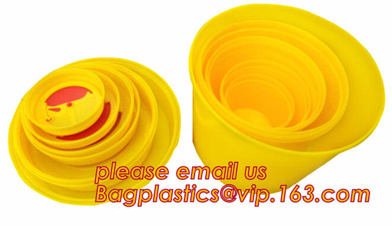 pequeño envase de los sostenidos del biohazard 1.0L, compartimiento para la basura quirúrgica con precio bajo, sostenido disponible Coll del Biohazard del hospital