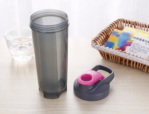 Botellas de píldora plásticas desmontables superiores para botella plástica daysportable del accesorio 7 al aire libre, portátiles de la botella de agua de los deportes
