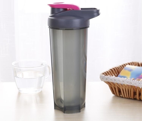Botellas de píldora plásticas desmontables superiores para botella plástica daysportable del accesorio 7 al aire libre, portátiles de la botella de agua de los deportes