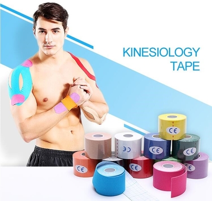 vendaje auto-adhesivo elástico de la ortopedia no tejida tapemedical de la kinesiología de la impresión de la cinta de la kinesiología usado para las fracturas