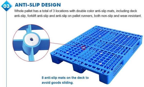 100% plataforma plástica apilable antirresbaladiza desgaste-resistente del HDPE de la Virgen, fabricante de China aceptar p de amontonamiento estándar de encargo