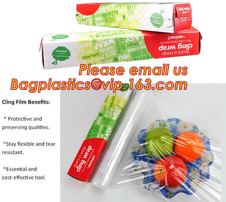 El PLA biodegradable que envuelve la película para el empaquetado de la plataforma se aferra los abrigos, envuelve para aferrarse película, plástico de China se aferra la película, BAGPLASTICS