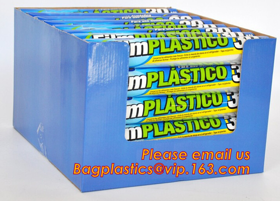 El PLA biodegradable que envuelve la película para el empaquetado de la plataforma se aferra los abrigos, envuelve para aferrarse película, plástico de China se aferra la película, BAGPLASTICS