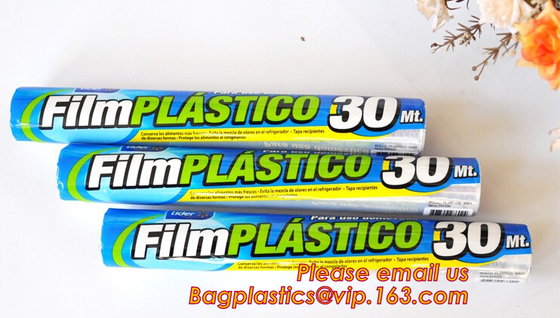 El PLA biodegradable que envuelve la película para el empaquetado de la plataforma se aferra los abrigos, envuelve para aferrarse película, plástico de China se aferra la película, BAGPLASTICS