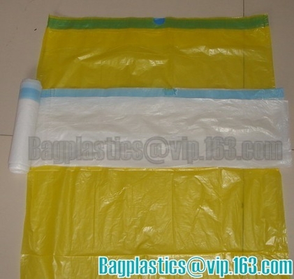 Bolsos de rollo, trazadores de líneas del compartimiento, bolsos del panal, saco del panal, la bolsa de pañales, Alufix, bolso de los desperdicios, basura Eco amistoso en el precio bajo Plasti