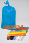 Tinte azul de 33 galones que recicla el trazador de líneas de lino manchado plástico bag1.2mil 33x39, biohaza plástico biodegradable del hospital del hospital