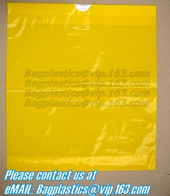Drawtape biodegradable resistente, bolso de rollo resistente de la basura de la basura del lazo plástico, bolso del drawtape del cierre para la basura