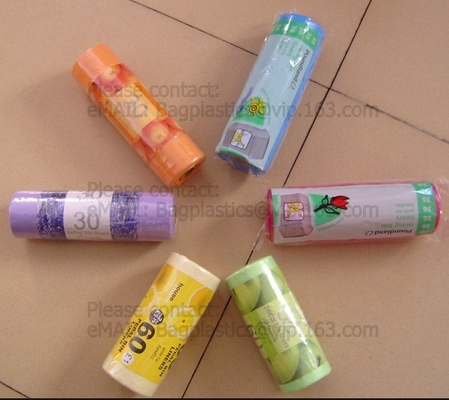 La basura del galón empaqueta el cuarto de baño blanco la lavanda Mini Wastebasket Can Liners perfumado para los compartimientos de Ministerio del Interior, de 15 litros cuenta 200