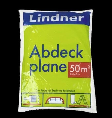 Cinta amonestadora 5 de la cinta adhesiva de la cinta amonestadora del paño de recogida del plástico de los pintores en 1 funda de asiento disponible de los equipos limpios