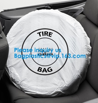 Los bolsos plásticos del neumático del coche de los bolsos del almacenamiento de neumático para la protección interior automotriz, los talleres de reparaciones autos cansan las cubiertas para la rueda