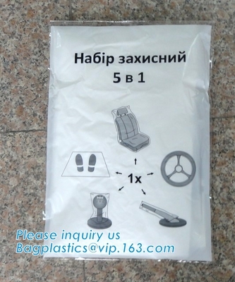 Cubiertas protectoras transparentes de Seat del universal plástico disponible de las fundas de asiento del coche para las fundas de asiento del aeroplano de los coches de los vehículos