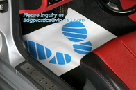 Piso DE PAPEL Mats Automotive Interior Protection, 5 del coche de MAT No Slip Bottom Disposable del PISO del COCHE en 1 equipo limpio del coche