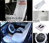 Protectores plásticos disponibles del vehículo de las fundas de asiento del coche, sistema cinco de protección del mantenimiento del vehículo, guardapolvos que enmascaran