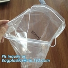 Ropa de empaquetado del hotel favorable al medio ambiente biodegradable para el Cu plástico polivinílico modificado para requisitos particulares la bolsa de plástico del lazo del lavadero