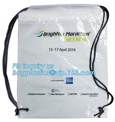 Bolso del lavadero de la mochila de la bolsa del almacenamiento del maquillaje de la ropa interior del lavadero del zapato del bolso de lazo del viaje de la mochila del lazo del estadio