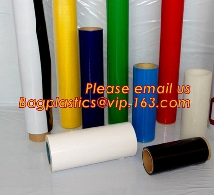 Película rígida cubierta con la película protectora del PE, película protectora para el coche, película protectora del ANIMAL DOMÉSTICO del color blanco de la alfombra clara en rollo