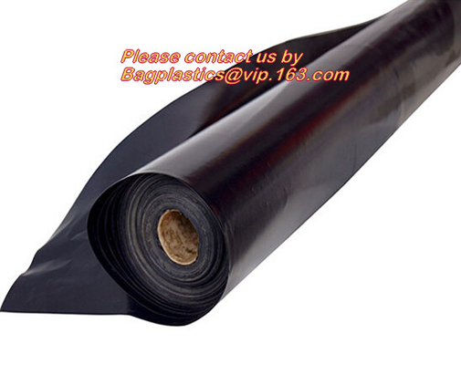 Películas protectivDustless de la protección de Warehouse PE de la alfombra para la eliminación del polvo, color plástico los 2mx100m del negro de la película de los constructores de la hoja,